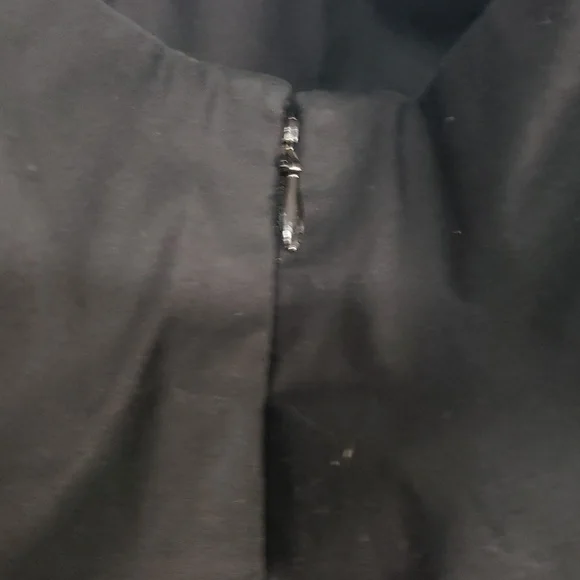 Classic Black Strapless A-Line Dress Cotton Gap Size 8. Party Casual. LBD - Picture 5 of 9